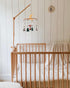 Baby Crib Mobile (Woodland Fox) - Nursery Decoration, Ceiling Mobile and Crib Mobile, Eco-Felt, Adjustable, Green,