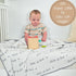 100% 6 47"x 47", LollyBanks Muslin Baby Blanket Organic Cotton, Muslin Quilt Lightweight, Toddler Blanket for Boy