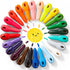 Mess Free Beeswax Crayons for Toddlers, 24 Colors Baby's First Washable Jumbo