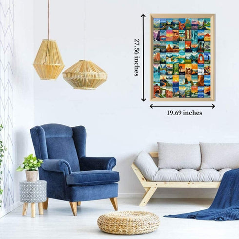 1000 Piece Puzzle for Adults, National Park Puzzle, Natural Landscape Puzzle Pieces, Adult Family Puzzle - Puzzles Gifts (National Park 1)
