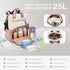 Backpack, Backpack VONAL Diaper Bag Lightweight Baby Diaper Bags, Travel Large Diaper Bag with Changing Station, Pink