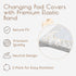 MY LITTLE ZONE 100% 2 Pack 32"x16" 8" Baby Changing Pad Cover Boy, Cotton Changing Table Sheets, Changing Table Covers