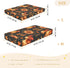 CZXW 52" 28" Rooster Hen Floral Design Crib Sheets Fitted x Natural Cotton Soft & Breathable for Baby Crib Mattress