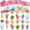 WODMAZ Valentines Day Cards with Plant Building Blocks, 24 Packs Succulents Flower Toys