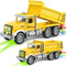 Car Toys for Toddlers, Dump Truck Toy with 1 Self-Lifting Bed, Lights