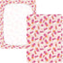 Jynexis 52x28 Ice Cream Cute Pink Print Baby Crib Sheets, Cotton Fitted Crib Sheet, Soft Breathable, Fits Standard