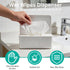 Piszvbej 2 Pack Pack, Wipes Dispenser Compatible with Cottonelle Refill Flushable Wet Wipes Container, Wipe Holder