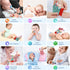 SSK Soft Baby Wrist Rattle Foot Finder Socks Set, Cotton Plush Infant Toys for Newborn Boy Girl 0-18 Months