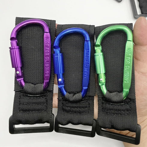DEIHAALEN 30 lbs Cart(2 Baby Stroller Hook, Carry per Stroller Carabiner Clip, Adjustable Baby Stroller & Car Seat Hook