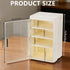 Wenceda 3/4 Countertop Baby Bottle Organizer, Tier Bottles Storage Organizer, Baby Bottle Drying Rack for Bottles