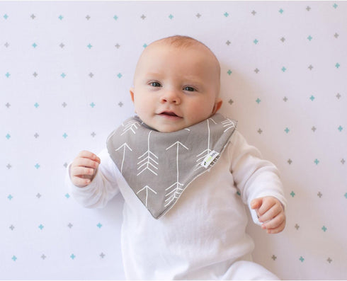 Chevron Blue/Grey Fitted Jersey Cotton Crib Sheet by Ziggy Baby