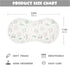 decor gift 4 Pack 22x11in Cotton Newborns Burp Cloths Soft and Absorbent Pink and Green Daisy Flower Bee Baby Burp Rags