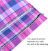 Haskirky 2 Blue Purple Bold Plaid Pcs Cloth Diaper Wet Dry Bags,Waterproof and Washable Bag for Travel Reusable Wet Bag
