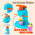 75 4 1 Sets 3-4-8, Playset Aprilwolf PCS in Dough for Kids Ages Art Crafts Dough Tools Kit, Ice Cream Noodle Hamburger