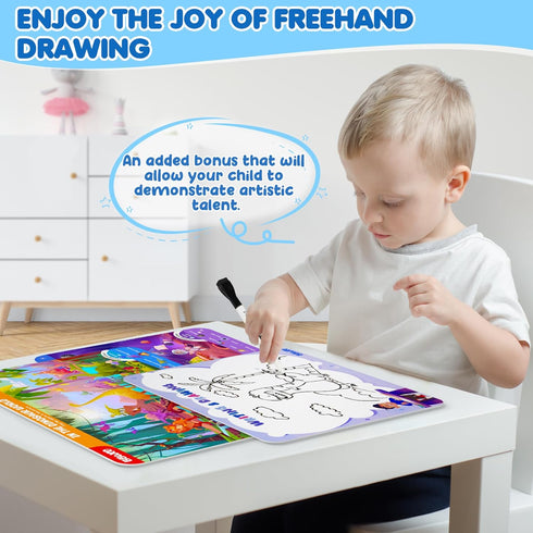 Preschool Learning Activities Search and Find Books, Travel Game for Kids Ages 3-8, Birthday Gifts