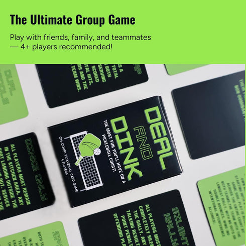 On-Court Pickleball Card Game for Fun, Strategy, and Competition The Best Pickleball Gift for Players of All Levels!
