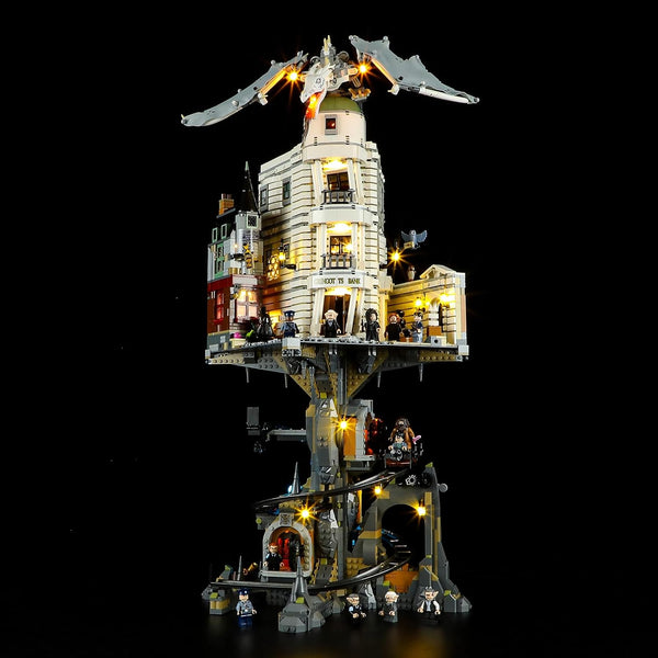 LED Light Kit Compatible with Harry Potter Gringotts Wizarding Bank Collectors' Edition 76417 (Model Not Included)