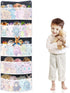 Soft Corner Shelf Toy Storage Organizer, Wall Mount Child-Friendly Organizer for Kids Bedroom with 5 Large Mesh Pockets