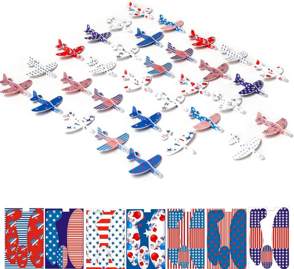 Defemim 32 Pack Glider Planes for Kids,Foam Glider Plane Toy,Foam Gliders Planes Toys,16