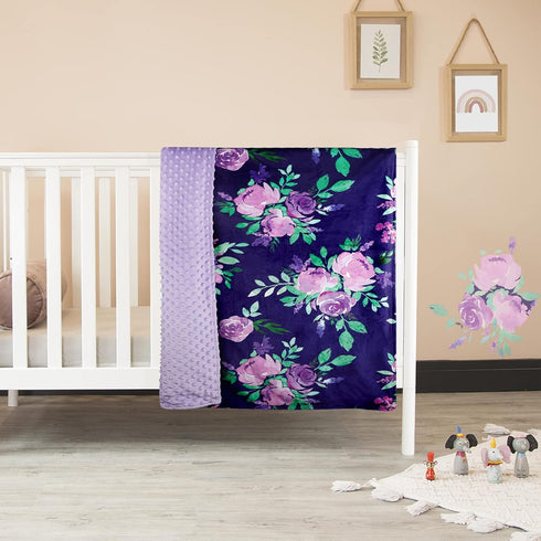 TANOFAR Minky Baby Blankets, Soft Toddler Blanket for Boys and Girls, Double Layer Crib Receiving Blanket, 30 x 40
