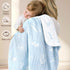 43 43 Inch BOPRIO Muslin Baby Blanket Ultra Soft and Lightweight Versatile Swaddle and Bed Blanket for Baby Toddler