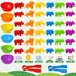 Counting Toys Matching Game for Kids - Preschool Learning Activities with Sorting Bowls for Ages 3-5 Animals