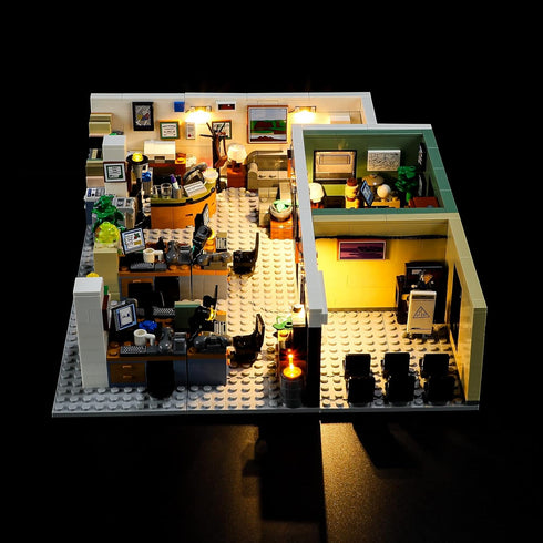 BRIKSMAX LED Lighting Kit for LEGO-21336 The Office - Compatible with Lego Ideas Building Blocks