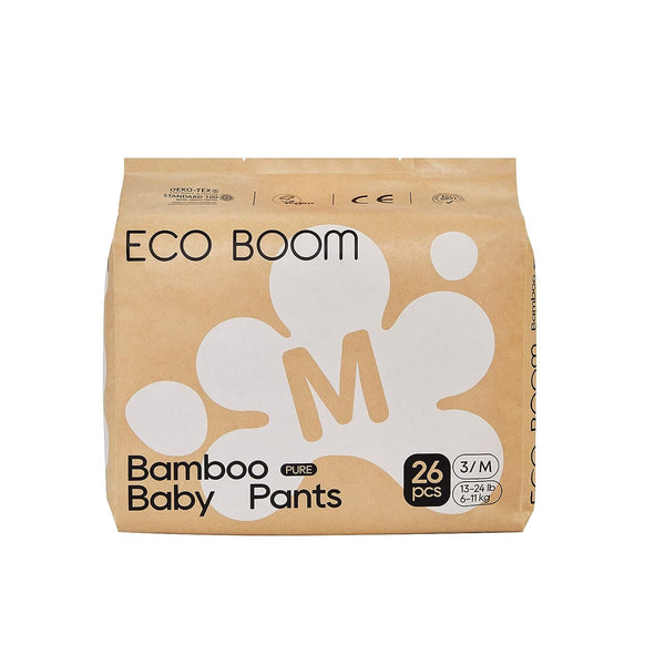 ECO BOOM Training Pants for Toddler Potty, Hypoallergenic for Sensitive Skin, Size