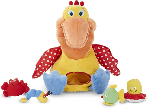 Hungry Pelican Soft Baby Educational Toy by Melissa & Doug K's Kids