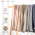 30"x40"Gray lulumoon Baby Blankets for Boys Newborn: Muslin & Minky Dotted Backing - Thermal Receiving Blanket