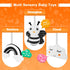 FPVERA Infant Car Seat Toys, Adjustable Mobile Activity Arch with Music, Travel Toy for Babies 0-6 Months, Black