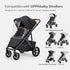 Quintriae V2/Vista V3/Cruz/Cruz V2 Rain Cover Fits for UPPAbaby Vista/Vista Stroller Windproof Weather Shield