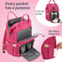 Backpack Pomelo Best Diaper Bag Stylish Waterproof Multifunctional Large Baby Bag with Changing Mat and Stroller Straps