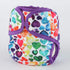 Sigzagor 10lbs 36lbs Baby Diaper Cover Nappy One Size to for Girls (Rainbow Hearts)