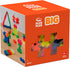 PLUS PLUS Big Open Play Set - 100 Piece Neon Color Mix, Interlocking Large Puzzle Blocks