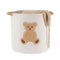Large Blanket Baskets for Living Room, Teddy Bear Baskets Toy Storage Basket