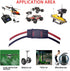 High Current Antispark Connector Male and Female QS8-S Black, Application for Remote Control Toys, Drone Battery Charger