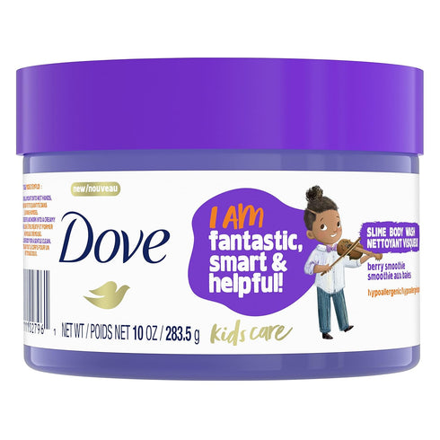 Dove Kids Care Slime Body Wash - 10 oz Berry Smoothie Hypoallergenic Skin Care for Kids