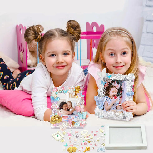 DOUXFUN DIY Picture Frame Craft Kits - Arts and Crafts for Girls Ages 6-12, Birthday Gifts for Kids Boys Teens
