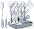 Termichy Baby Bottle Drying Rack: Vertical Bottle Dryer Rack Holder with Brushes
