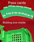 BabyFoxy Set 4 Set Jranter of Bridge Bidding Boxes for Bridge Game- of Four Bridge Bidding Boxes Premium Bridge kit