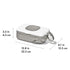On-The-Go Wipes Dispenser with Diaper Pouch in Gray