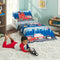 EVERYDAY KIDS 4 Piece Toddler Bedding Set -Fire and Police Rescue- Includes