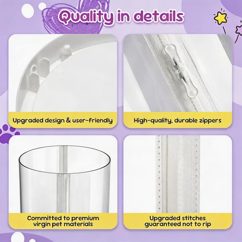 47x11 Inch Stuffed Animal Storage Tube, Large Capacity Toy Storage Organizer with Zipper - Easy Assembly & Space Saving