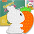 Easter Bunny Poppers, Bunny Carrot Pop Bubble Fidget Sensory Toy, Puzzle Popper,
