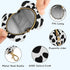 Cow Spots Round Pacifier Storage Case with Zipper, Portable Pacifier Case for Travel, Diaper Bag & Purse, Pacifier