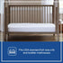 Sealy Baby Cool Comfort Waterproof Fitted Toddler Bed & Baby Crib Mattress Pad Cover, 52" x 28"