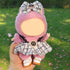 17cm 2 Set, Clothes for Doll, PCS Cute Chic Style Hair Clip & Dress Dress up Outfit Exquisite Accessories for Dolls