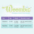 Woombie 5-13 lbs Original Baby Swaddling Blanket - Soothing, Cotton Baby Swaddle with Zipper - Wearable Newborn