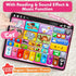 Peacurh 1 12-18 1-2 2-3 Trilingual Learning Toy Tablet with Music & Sound, Montessori Speech Therapy Toys for Year Old